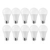 Satco 12W A19 LED - 30K - 75W Replace - E26 Base - 220 Degree Beam - 10PK S11437